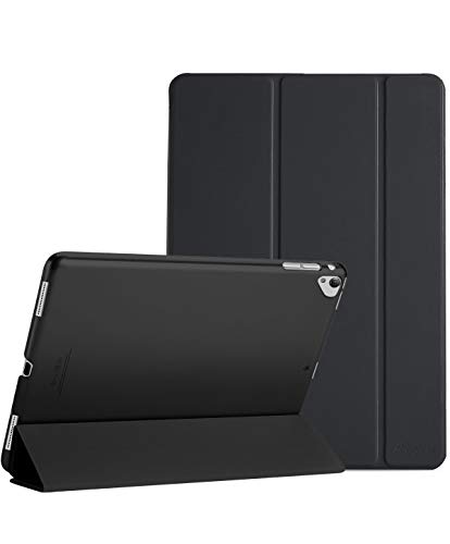 ProCase iPad Pro 12.9 2017/2015 Case (Old Model, 1st & 2nd Gen), Ultra Slim Lightweight Stand Smart Case Shell with Translucent Frosted Back Cover for Apple iPad Pro 12.9 Inch –Black