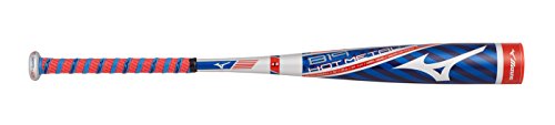 Mizuno B19-Hot Metal Big Barrel Youth USSSA Baseball Bat (-10), Navy-Red 31'/21 oz.