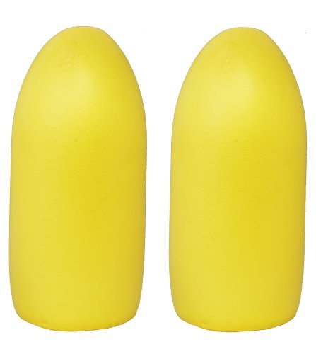 Jezero Deep Water Float (Pack of 2), Yellow, 5x11-Inch