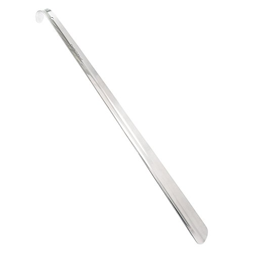 Extra Long Metal Shoe Horn - 23 inch Heavy Duty Stainless Steel Shoehorn by Comfy Clothiers