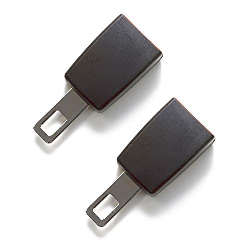 Seat Belt Extender Pros E4 Safety Certified Mini 3 Inch Seat Belt Extender 2-Pack from (7/8 Inch Wide Type A Metal Tongue) Buckle up and Protect Your Family (Black)