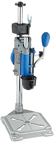 Dremel Drill Press Rotary Tool Workstation Stand with Wrench- 220-01- Mini Portable Drill Press- Tool Holder- 2 inch Drill Depth- Ideal for Drilling Perpendicular and Angled Holes- Table Top Drill