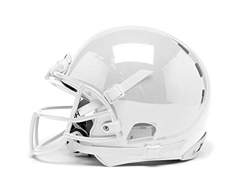 Xenith Youth X2E+ White Football Helmet w/Grey XRS21 Facemask & White Chinstrap - Medium