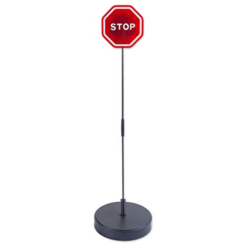 Andalus Brands Flashing LED Stop Sign Garage Parking Assistant System | Bumper Sensor,Red (1 Pack)