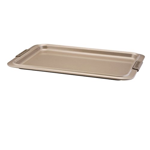 Anolon Bronze Nonstick Baking Sheet / Cookie Sheet / Cookie Pan with grips - 11 Inch x 17 Inch, Brown