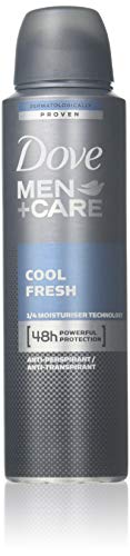 Dove Men + Care Cool Fresh Spray Deodorant & Anti-Perspirant 150ml / 5.07 Oz International Version (Set of 6)