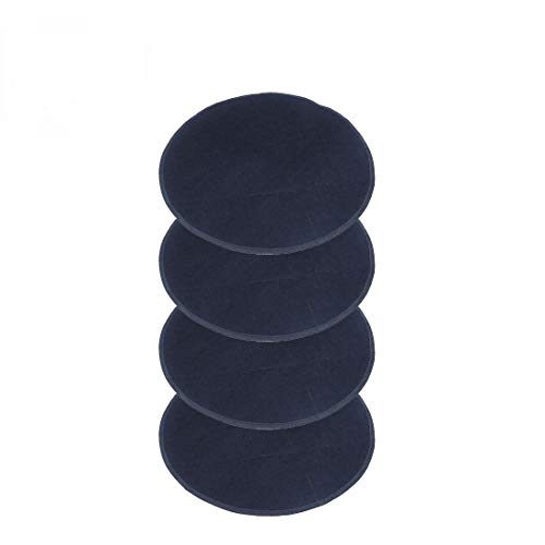 FLR 4 Pcs Wheel Felts 55cm/21.4in Black Lightweight Dustproof Tote Felts Cover for Tire Wheel