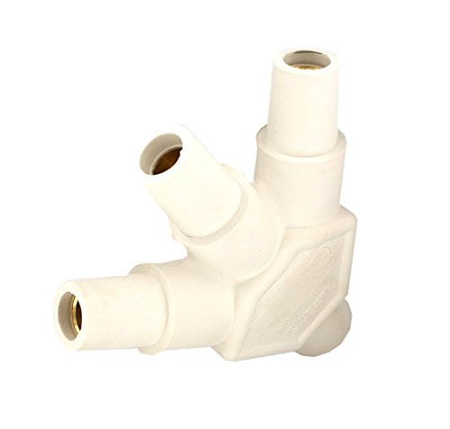 Leviton 16A23-UW 16-Series Taper Nose, Male Female, Multi-Way, Cam-Type Connector, White