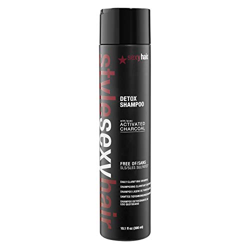 SexyHair Style Detox Daily Clarifying Shampoo, Color Safe, 10.1 fl. oz.