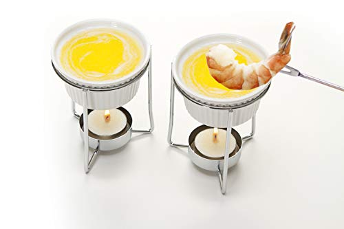 Prepworks by Progressive Ceramic Butter Warmer Fondue Set
