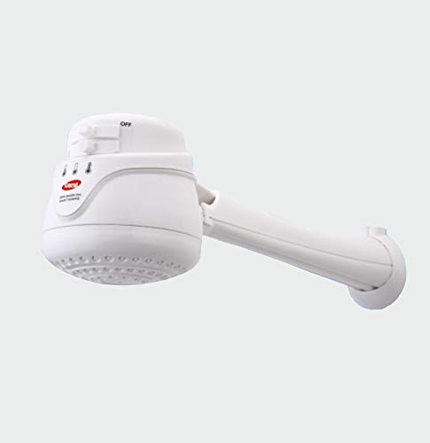 LORENZETTI CORAL 110V Electric Instant Hot Water Shower Head Heater + FREE wall support/tube Included (ducha electrica para agua caliente incluye nipple)