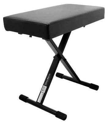 On-Stage KT7800+ Deluxe X-Style Padded Keyboard Bench