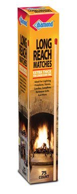 Diamond Long Reach Matches 75 Count