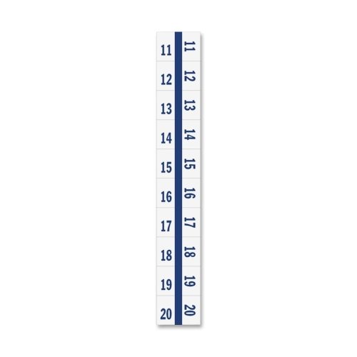 Tabbies Legal Index Divider Tabs - 10 x Tab - Printed11-20 - 8.50' x 11' - 100 / Pack - White Divider