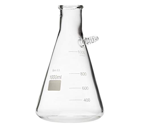 Glass Filtering Flask with Upper Tubulation, 1000ml