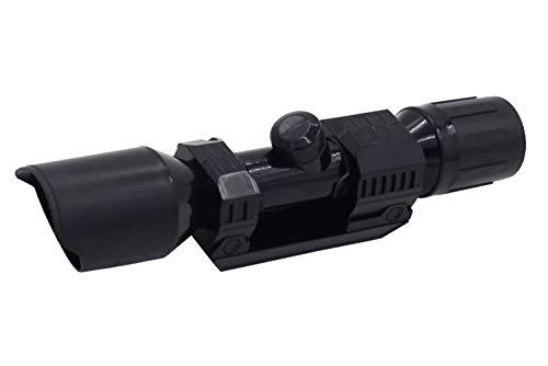 Jashem Scope Sight for Nerf Toy Gun Plastic Precise Nerf Sight for Toy Guns Targeting Light Beam Accessory (Black)