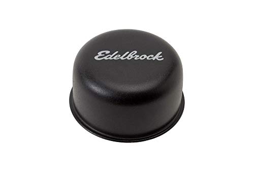 Edelbrock EDL4403 Pro-Flo Black Round Breather, Multi, One Size