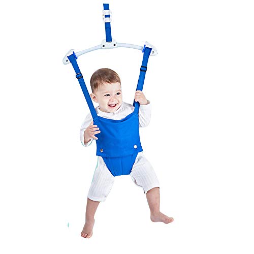 Baby Door Jumpers and Bouncers Exerciser Set with Door Clamp Adjustable Strap for Toddler Infant 6-24 Months