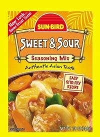 Sunbird Seasoning Mix Sweet Sour 0.87oz (4 Packs)