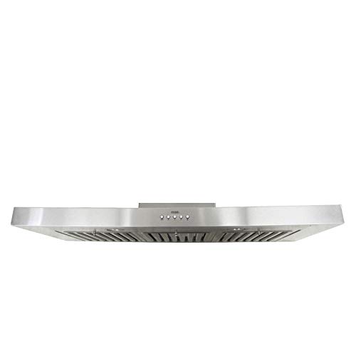 KOBE RAX2130SQB-1 Brillia 30-inch Under Cabinet Range Hood, 3-Speed, 750 CFM, LED Lights, Baffle Filters