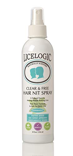 Lice Treatment Hair Spray to Kill Lice and Nits - Non-Toxic Formula Safe For Daily Use with No Harsh Chemicals, 8 oz