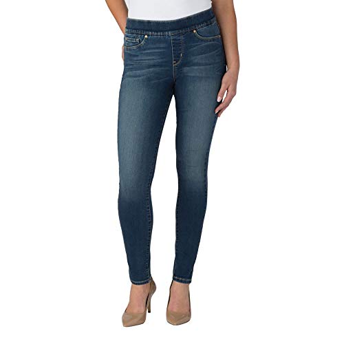 Signature by Levi Strauss & Co Women's Totally Shaping Pull On Skinny Jeans, Harmony, 8 Medium
