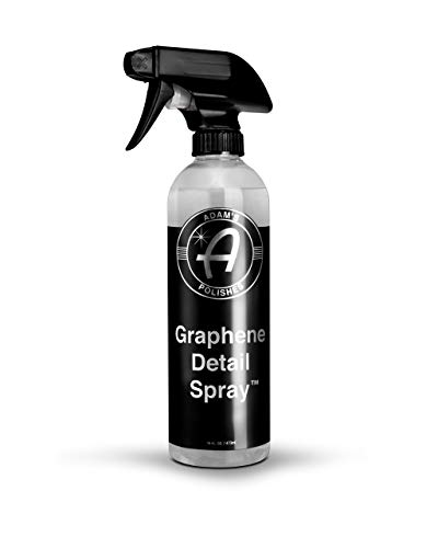 Adam’s Graphene Detail Spray - Extend Protection of Waxes, Sealants, Coatings | Quick, Waterless Detailer Spray for Car Detailing | Clay Bar, Drying Aid, Add Ceramic Graphene Protection (16 Oz)