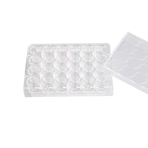 Adamas-Beta Lab Cell Culture Dishes,Sterile Tissue Culture Plate 24 Well -Surface Treated