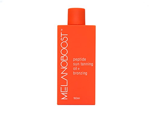 Melanoboost Peptide Sun Tanning Oil + Bronzing Melanin Boosting Tan Accelerator Oil - Peptide Tanning - Sunbed lotion -Tanning Bed Accelerator - Dark Tanning Oil - Australian Sun Tanning Oil