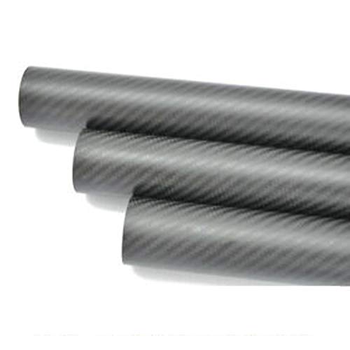 4PCS 16mm Carbon Fiber Tube 3K Roll Wrapped Twill Carbon Fiber Wing Tube Carbon Fiber Rod for RC Airplane 16x14x330mm Matte Finish