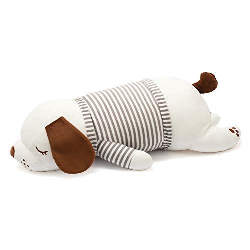 17.5 inch Stuffed Animal Dog Plush Toy Hugging Pillow Kawaii Plush Soft Pillow Doll Dog, Plush Toys Gifts for Girl Boy Babies Birthday