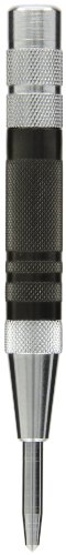 Fowler 52-500-290 Hardened Steel Super Heavy Duty Automatic Center Punch, 6' Length, 0.625' Diameter