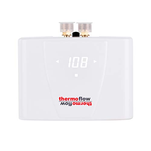 Thermoflow 110V~120V Mini Tankless Water Heater Electric Point of Use On Demand Instant Hot Water Heater for Sinks Wall Mounted, Elex3.5L Plus 3.5kW at 120 Volts
