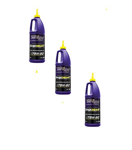 Royal Purple 01300 Max Gear Ultra-Tough High Performance Synthetic Gear Oil 75W-90 - 1 qt (Case of 3)