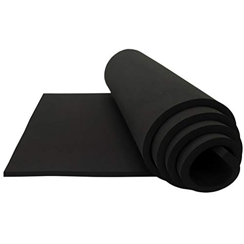 Lazy Dog Warehouse Neoprene Sponge Foam Rubber Sheet Rolls 15in x 60in (3/8in Thick)