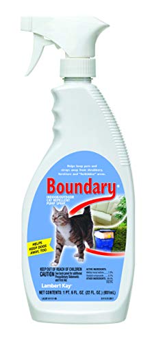 Lambert Kay Boundary Indoor/Outdoor Cat Repellent Pump Spray, 22-Ounce