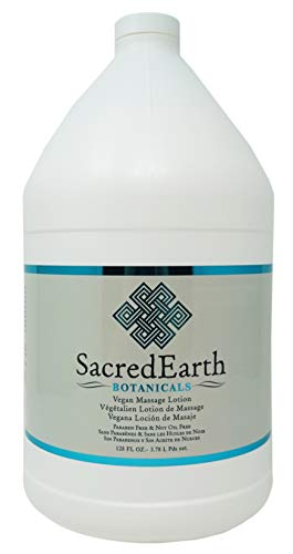 Sacred Earth Botanicals Vegan Massage Lotion, Unscented