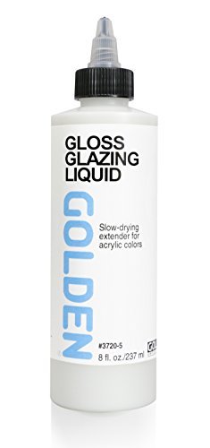 Golden Acrylic Glazing Liquid Gloss - 8 oz Bottle