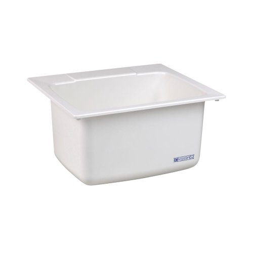 Mustee 10 Utility Sink, 22-Inch x 25-Inch, White