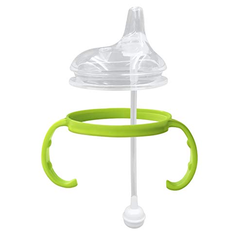 Sippy Cup Soft Spout Transitional Nipple Kit for Comotomo Baby Bottles, 5 oz and 8 oz