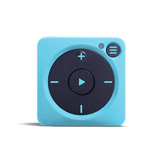 Mighty Vibe Spotify and Amazon Music Player - Bluetooth & Wired Headphones - 1,000+ Song Storage - No Phone Needed - Blue