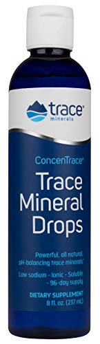 Trace Minerals Research - Concentrace Trace Mineral Drops, 8 Fl Oz liquid, Packaging may vary