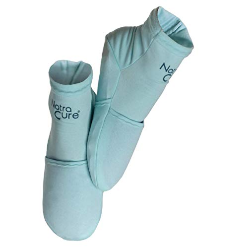 NatraCure Cold Therapy Socks - Reusable Gel Ice Frozen Slippers for Feet, Heels, Swelling, Edema, Arch, Chemotherapy, Arthritis, Neuropathy, Plantar Fasciitis, Post Partum Foot, Size: Small/Medium