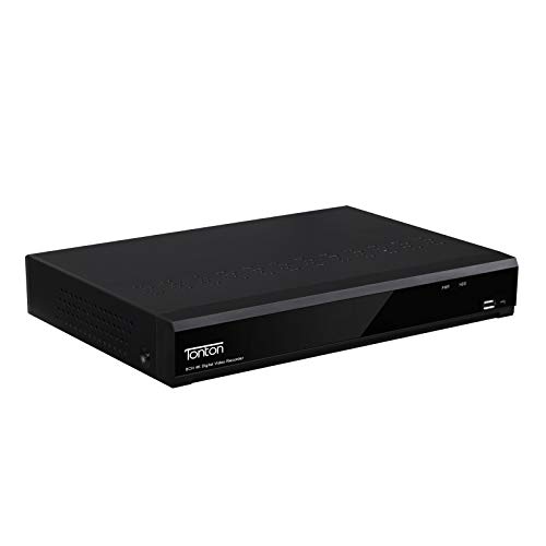 Tonton Full HD 1080P 8 Channel HD-TVI DVR Network Digital Video Recorder Free APP Remote Access,Motion Detection, HDMI VGA Output,5-in-1 DVR：Analog/AHD/TVI/CVI/IP (No HDD Included)