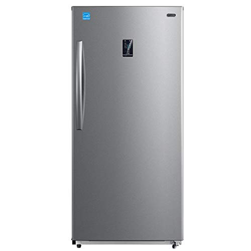 Whynter UDF-139SS 13.8 cu.ft. Energy Star Digital Upright Convertible Deep Stainless Steel Freezer/Refrigerator, One Size