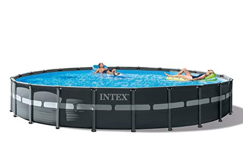 Intex 26339EH Ultra XTR Set Above Ground Pool, 24ft X 52in, Gray