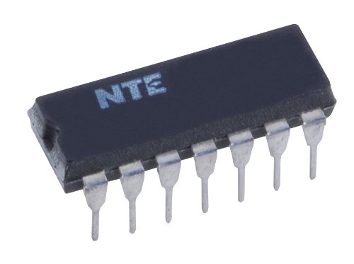 NTE Electronics NTE74HC14 Integrated Circuit TTL-High Speed CMOS Hex Schmitt Trigger Inverter, 2V-6V Operating Voltage, 14-Lead DIP Package