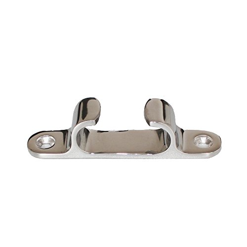 X-Haibei Marine Straight Bow Chock Cleat Line Chock Stainless Steel for Boat 4 inch Length