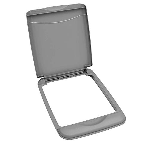 Rev-A-Shelf RV-35-LID-17-1 35-Quart Polymer Trash Waste Container Can Replacement Lid, Silver
