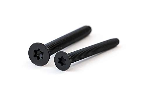 Small Parts 25C150T6FDQ/F 1/4-20 X 1 1/2' 6 Lobe (T-30) Type F Head Thread Cutting floorboard Screw Phos & Oil, Steel, 1/4'-20, Flat, Black (Pack of 100)